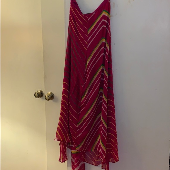 NWT Polo Ralph Lauren Pink Multi Strapless Dress - Picture 8 of 8